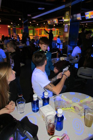 El dia de la festa del meu aniversari ens trobem a l'Aleix Garcia, exjugador del Girona FC.