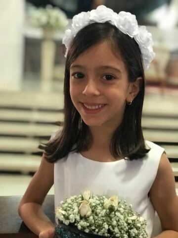 Fui daminha de honra