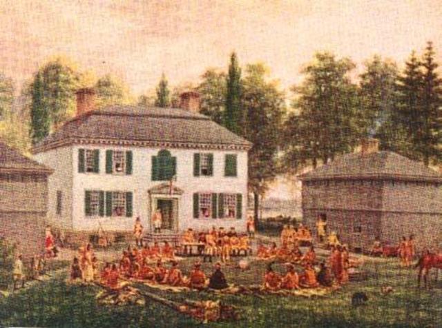 English/Native American Peace