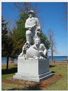 Champlain Being Memorialized