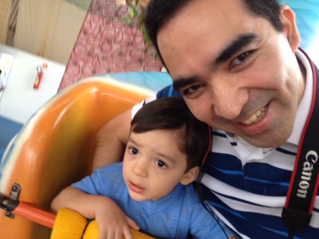 Eu na montanha russa pela primeira vez