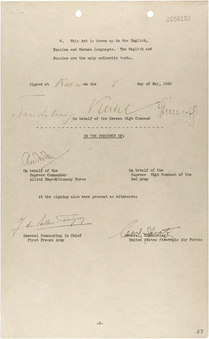 Surrender of Germany
