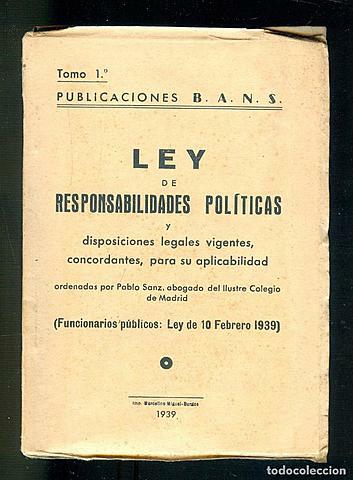 Llei de responsabilitats polítiques