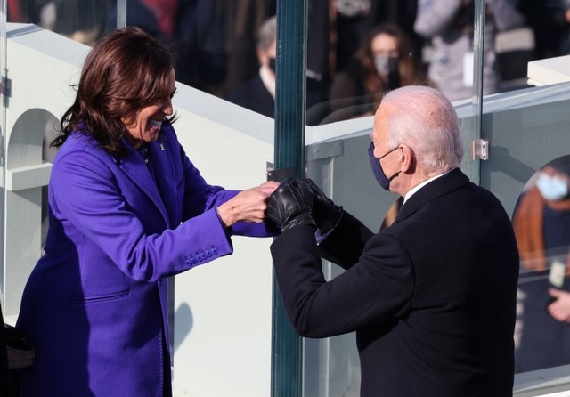 Joe Biden and Kamala Harris are sworn in