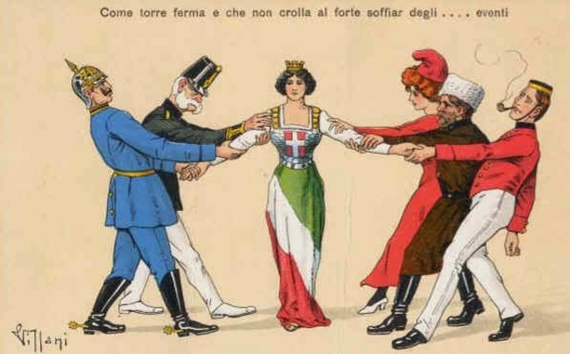 Italia se une a la Entente