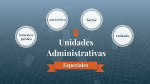 Creación de unidades administrativas
