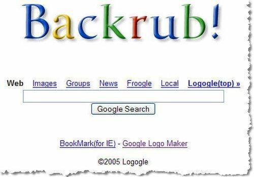 Buscador BackRub y se deciden finalmente por "Google",