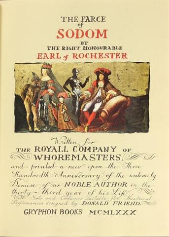 Earl of Rochester's Sodom