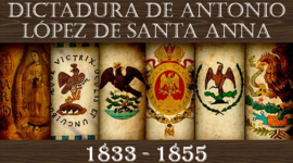 Timeline: Dictadura de Antonio López de Santa Anna - José Víctor Olmos Hernández IV Semestre