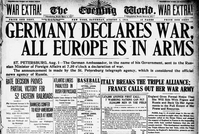 Declaración de Guerra de Alemania