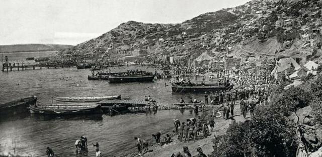 Fracaso del desembarco británico en Galípoli