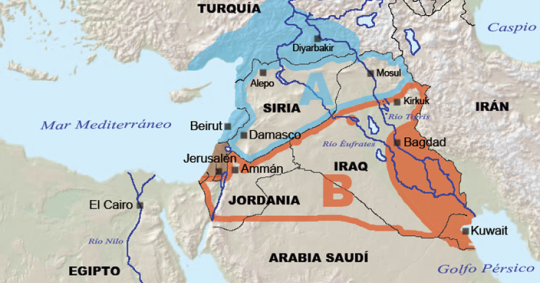 Acuerdo Skypes-Picot: repartición oriental