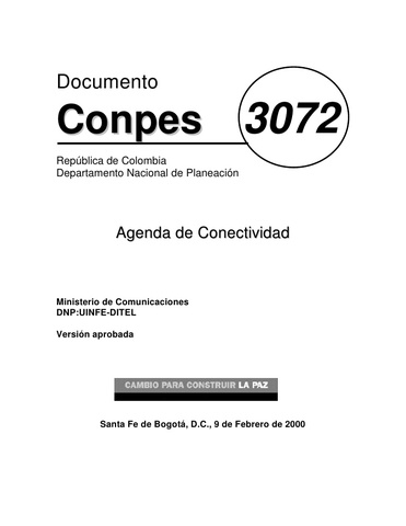 CONPES 3072