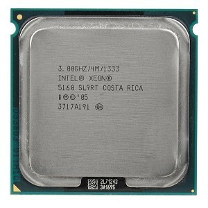 Intel xeon Dual core