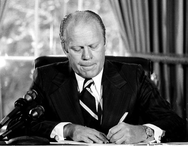 Gerald Ford Becomes President