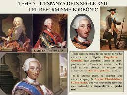 S'inicien reformes borbòniques
