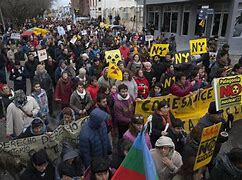 Zentral nuklearren aurkako manifestaldietako liskarrak