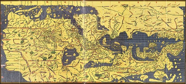 "Tabula Rogeriana" por Al-Idrisi.