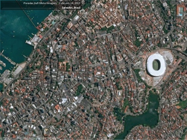 Imagens de satélite