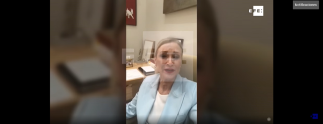 Cristina Cifuentes publica vídeo: "A los que queréis que me vaya... no me voy, me quedo"