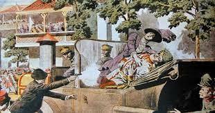 Asesinato del archiduque Francisco Fernando de Austria.