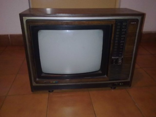 Televisión que existía en mi casa