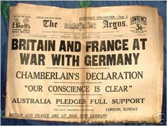 DECLARACIÓN DE GUERRA  ALEMANIA - FRANCIA