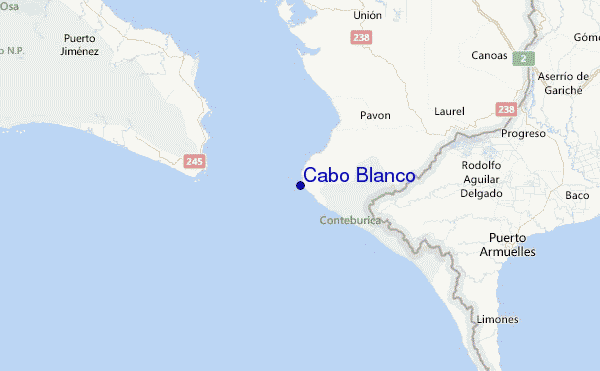 Llegada a Cabo Blanco