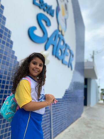 Meu primeiro dia na escola Saber