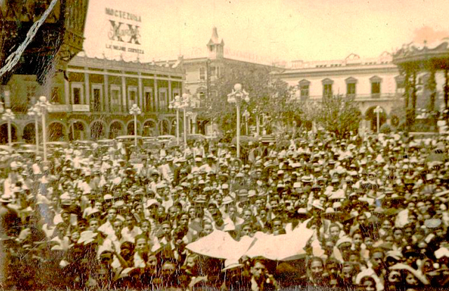 unión de FESO a desfile del día del trabajador