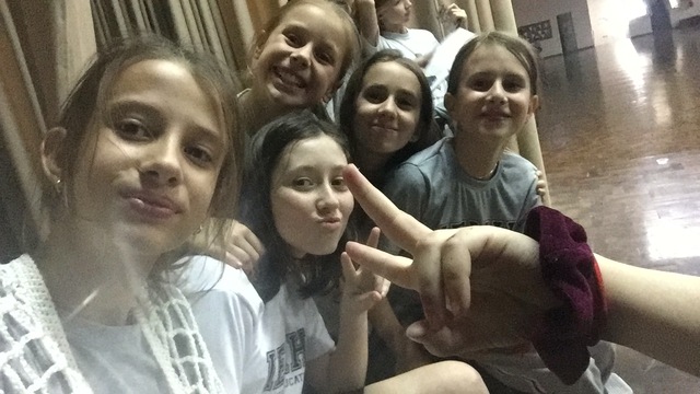 I started doing theater at school with friends