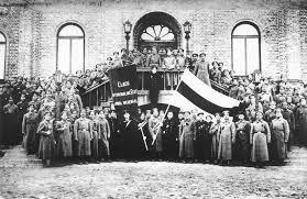 eestlaste demonstratsioon Petrogradis