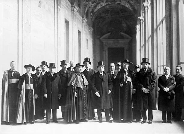 Lateran treaty between Italy and the roman catholic church, creating the independent state of Vatican City.