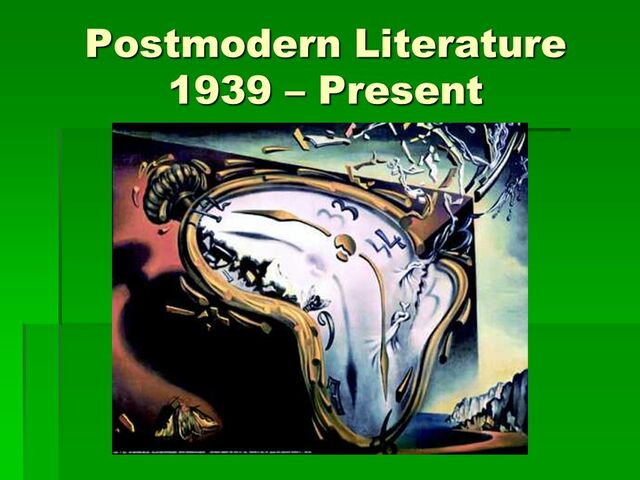 Postmodern Period (1945-Now)