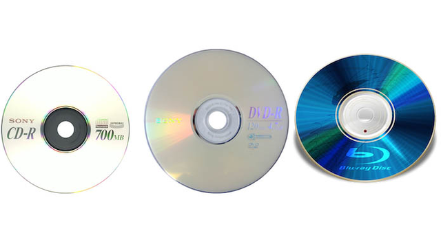 CDs,DVDs y Blu ray disc