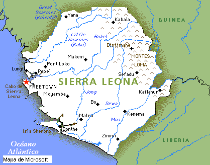 Descubrimiento de Sierra Leona