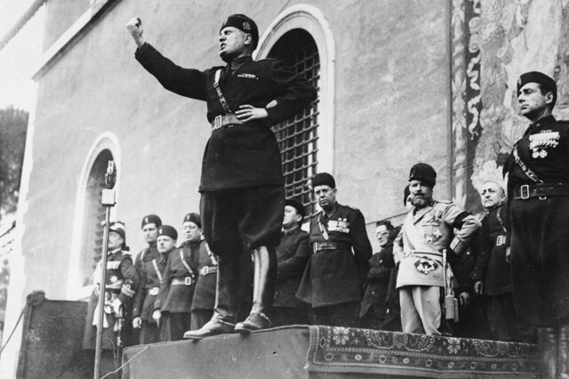 Mussolini rises to the power in Italy.