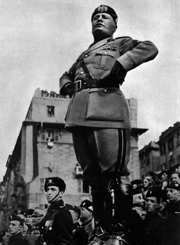 The dictator of Italy