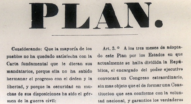 Plan de Tacubaya/Inicio de la Guerra de Reforma