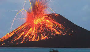 La erupción de Krakatoa