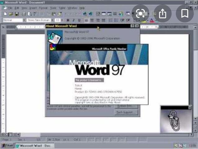 el WORD 97 98 1998