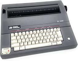 Maquina de escribir aceptada