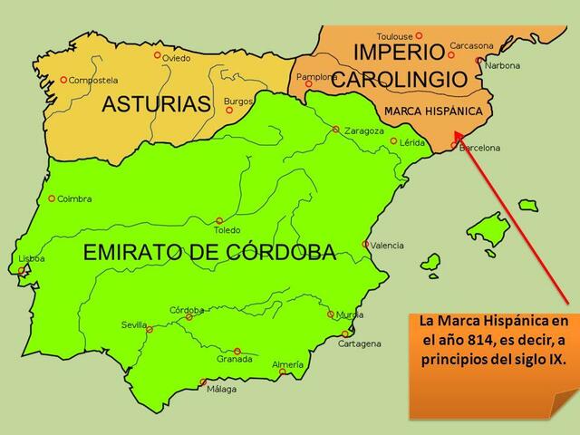 Creación de La Marca Hispánica Carolingia