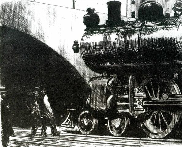La Locomotora Edward Hopper