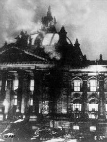 Fire in the parliament