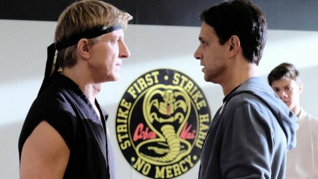 Cobra Kai, que é uma continuação de Karatê Kid.