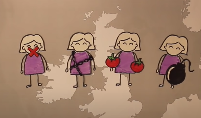 Manifestaciones en U.K