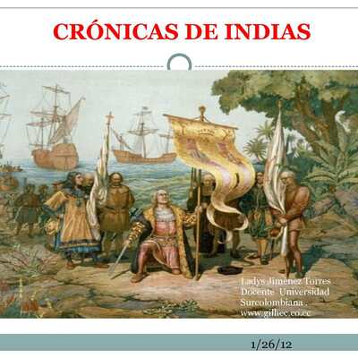 Timeline: Cronicas de Indias