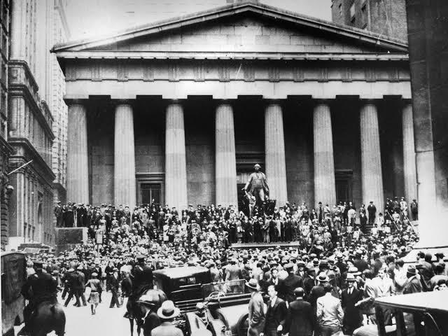 Caída de la bolsa de valores de Wall Street