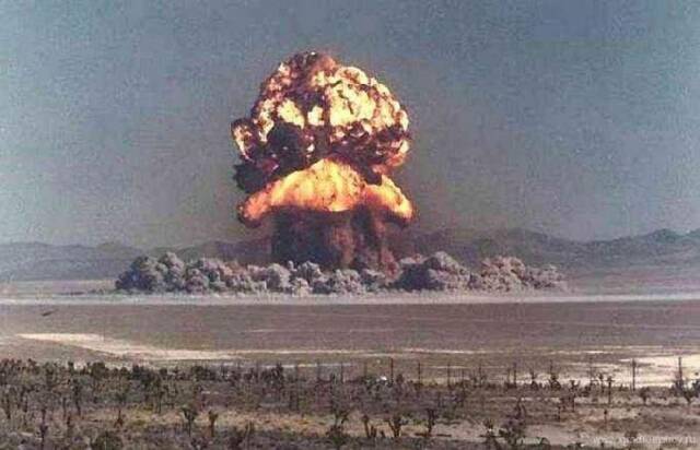 Soviets detonate an atomic bomb